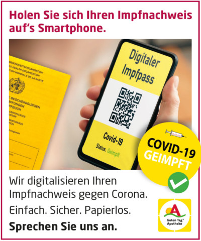 Wir digitalisieren Ihren Impfnachweis!