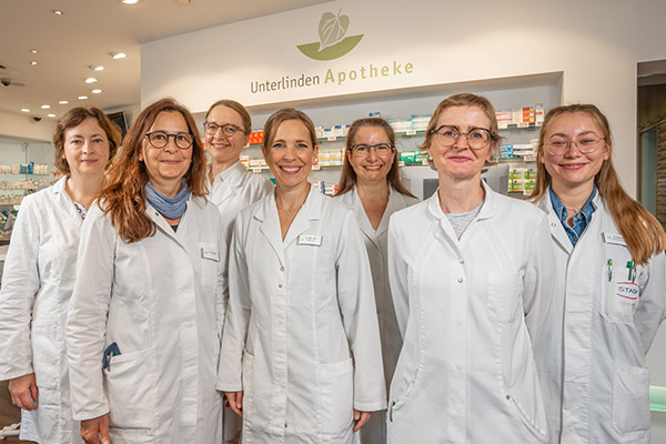 Team der Unterlinden Apotheke Freiburg